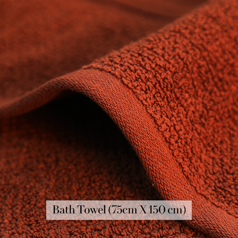 Lane Linen 100% Cotton Bath Towel for Bathroom - Zero Twist Yarn, 575 GSM (Light Brown) - Lane Linen