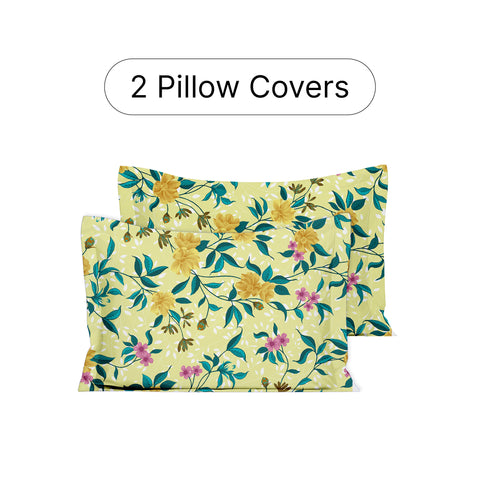 Gulmohar - Double Size Bed Sheet Set - Red