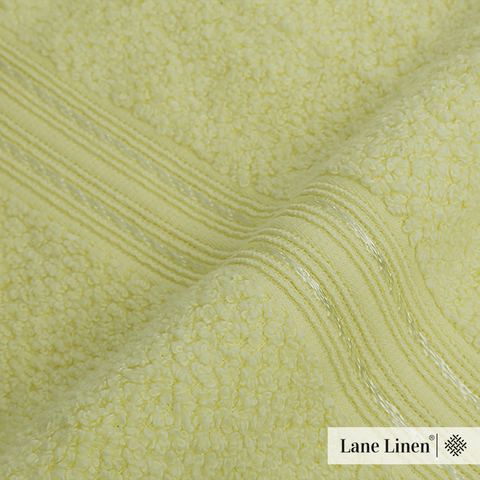 Lane Linen 100% Cotton, Highly Absorbent - 2 Hand Towels, 575 GSM (Elfin Yellow) - Lane Linen