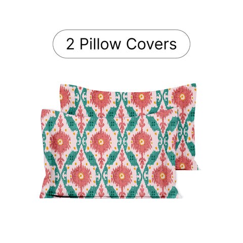 Gulmohar - Double Size Bed Sheet Set - Mustard Yellow