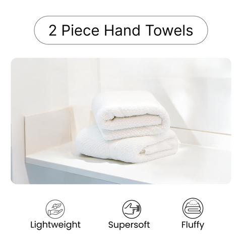 LANE LINEN Back to College Hostel Bedding & Bath Set - 100% Cotton 120TC Set of 2 Single Bedsheet With Pillow Covers, 2 Pc Waffle Towel, 2 Pc Hand Towel, 3 Pc Handkerchiefs - Serene Blue