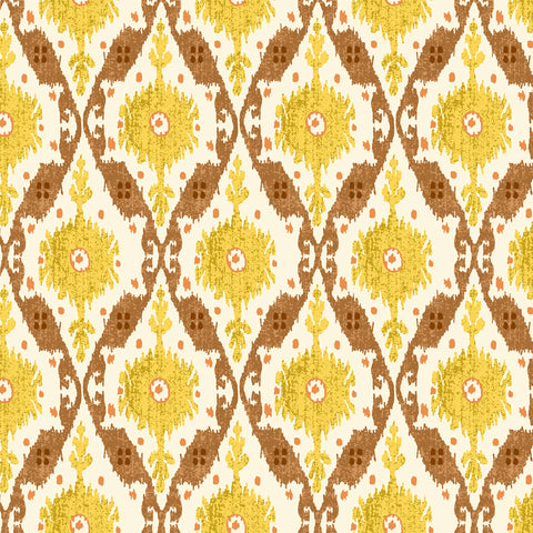 Gulmohar - Single Bed Sheet Set - 100% Cotton - Mustard Yellow