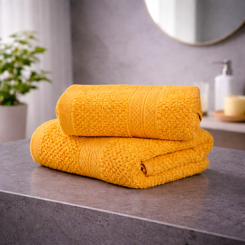GRES Colorado | 100% Cotton 2 Piece Hand Towel | 450 GSM | Ring Spun Yarn