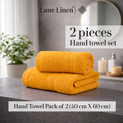 GRES Colorado | 100% Cotton 2 Piece Hand Towel | 450 GSM | Ring Spun Yarn