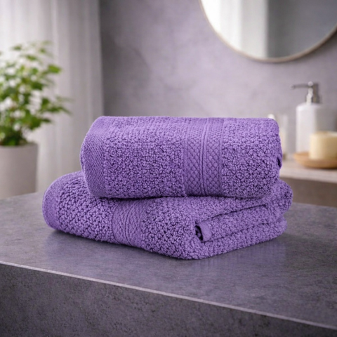 GRES Colorado | 100% Cotton 2 Piece Hand Towel | 450 GSM | Ring Spun Yarn