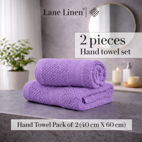 GRES Colorado | 100% Cotton 2 Piece Hand Towel | 450 GSM | Ring Spun Yarn