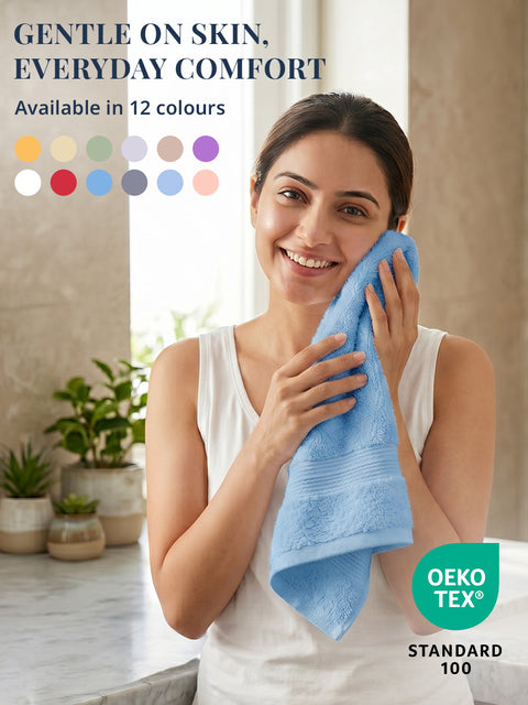 GRES Colorado | 100% Cotton 2 Piece Hand Towel | 450 GSM | Ring Spun Yarn