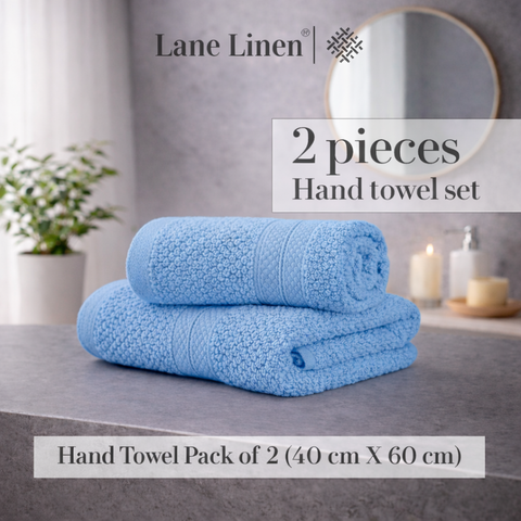 GRES Colorado | 100% Cotton 2 Piece Hand Towel | 450 GSM | Ring Spun Yarn