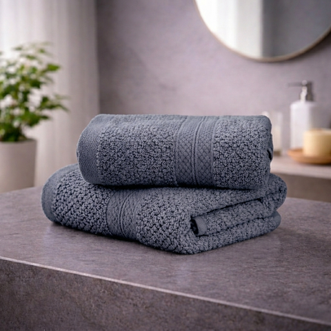 GRES Colorado | 100% Cotton 2 Piece Hand Towel | 450 GSM | Ring Spun Yarn