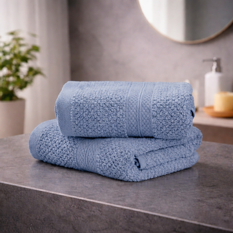 GRES Colorado | 100% Cotton 2 Piece Hand Towel | 450 GSM | Ring Spun Yarn