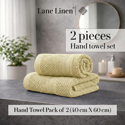 GRES Colorado | 100% Cotton 2 Piece Hand Towel | 450 GSM | Ring Spun Yarn