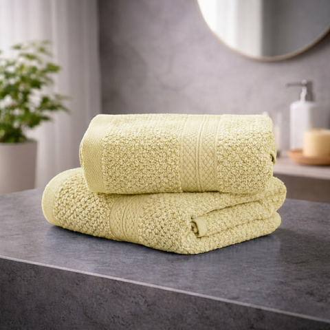 GRES Colorado | 100% Cotton 2 Piece Hand Towel | 450 GSM | Ring Spun Yarn