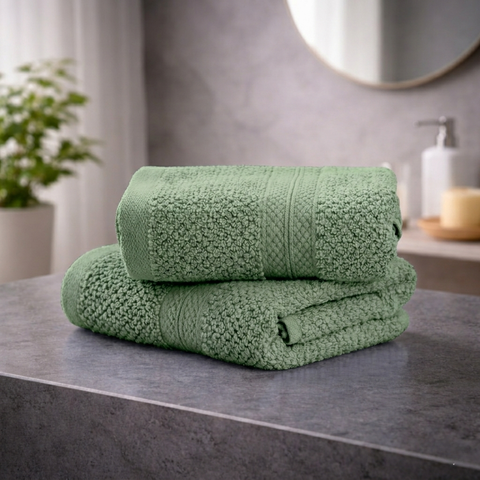 GRES Colorado | 100% Cotton 2 Piece Hand Towel | 450 GSM | Ring Spun Yarn
