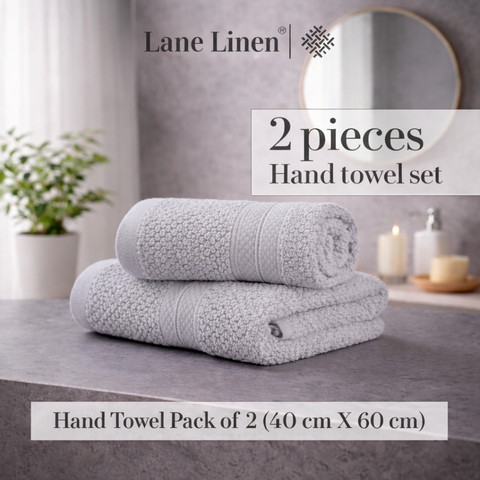 GRES Colorado | 100% Cotton 2 Piece Hand Towel | 450 GSM | Ring Spun Yarn