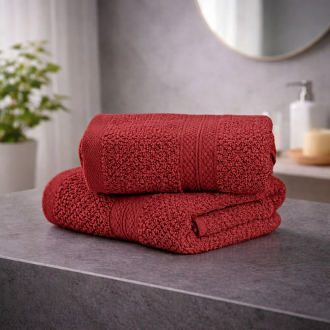 GRES Colorado | 100% Cotton 2 Piece Hand Towel | 450 GSM | Ring Spun Yarn