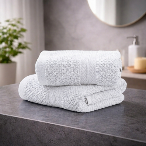 GRES Colorado | 100% Cotton 2 Piece Hand Towel | 450 GSM | Ring Spun Yarn