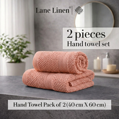 GRES Colorado | 100% Cotton 2 Piece Hand Towel | 450 GSM | Ring Spun Yarn