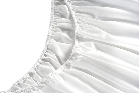 Lane Linen 500TC 100% Cotton Caligo King Fitted Satin Sheet Set - Lane Linen