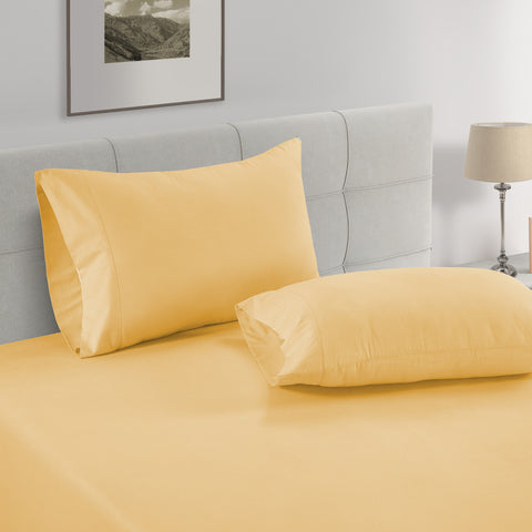 Lane Linen 100% Organic Cotton Pillow Pair |Breathable Fabric | Sustainable & Eco Friendly(Cocoon,Standard) - Lane Linen