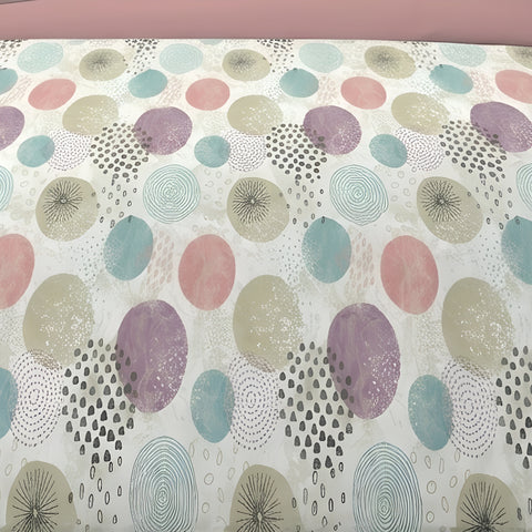 Symphony | 100% Cotton Sheet Set | Soft & Breathable Fabric | 2 Piece (1 Bedsheet + 1 Pillow Cover) | Single Bed Sheet Set
