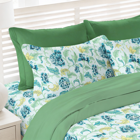 Colorado | 100% Cotton 120TC | Eco-friendly & Wrinkle-free | 3 piece (1 Bedsheet + 2 Pillow Covers) | Super King Bed Sheet Set