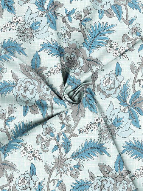 Symphony Vol 2 | 100% Cotton Sheet Set | Soft & Breathable Fabric | 3 Piece (1 Bedsheet + 2 Pillow Covers) | Super King Bed Sheet Set