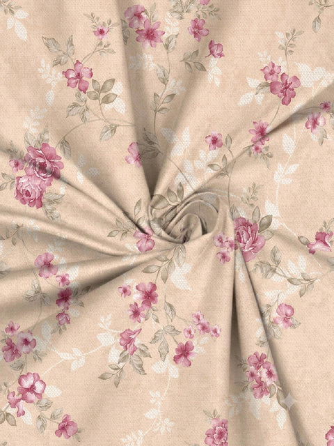 Symphony Vol 2 | 100% Cotton Sheet Set | Soft & Breathable Fabric | 3 Piece (1 Bedsheet + 2 Pillow Covers) | Super King Bed Sheet Set