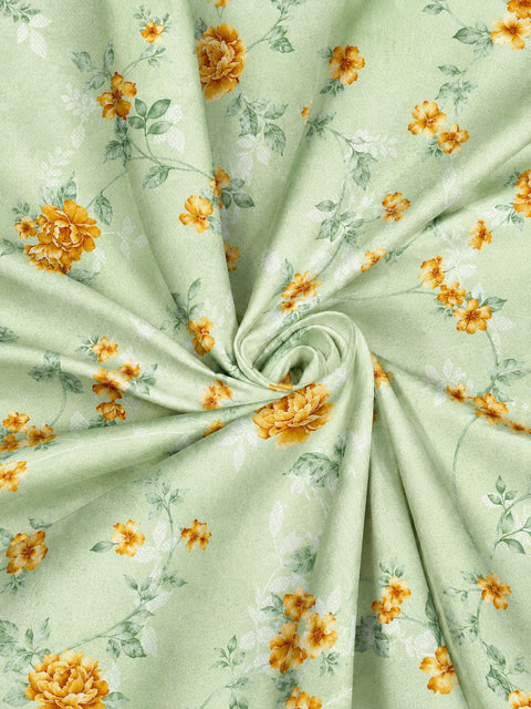 Symphony Vol 2 | 100% Cotton Sheet Set | Soft & Breathable Fabric | 3 Piece (1 Bedsheet + 2 Pillow Covers) | Super King Bed Sheet Set
