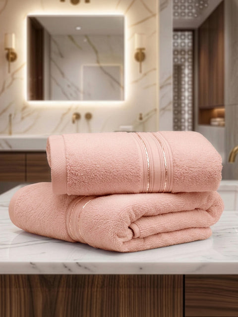 Lane Linen 100% Cotton 2 Piece Hand Towels Set 575 GSM Highly Absorbent and Soft