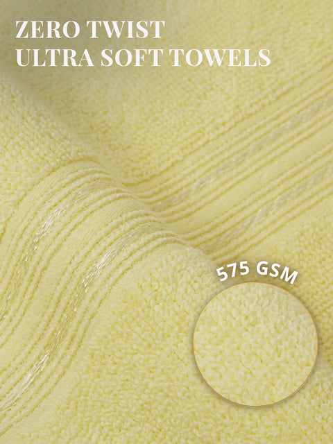 Lane Linen 100% Cotton 2 Piece Hand Towels Set 575 GSM Highly Absorbent and Soft