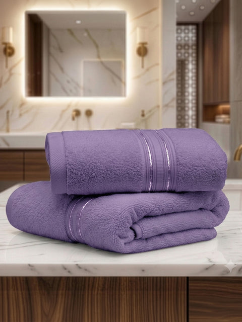 Lane Linen 100% Cotton 2 Piece Hand Towels Set 575 GSM Highly Absorbent and Soft