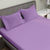 Mulberry Colour Bedsheet With 2 Pillows , 400 TC Bedsheet