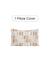 Striped pillow cover on a white background with text '1 Pillow Cover'.