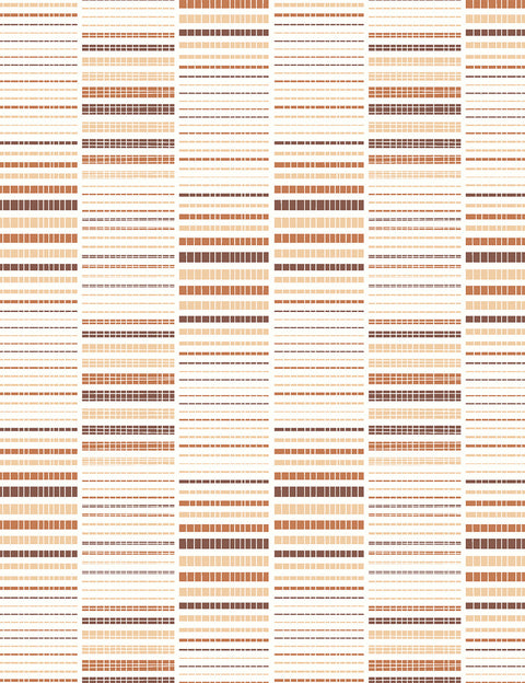 Pattern of horizontal stripes in brown and beige on a white background