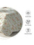 Floral-patterned fitted sheet on a bed with 'Breathable', 'Eco-Friendly', and 'Ethically Made' 