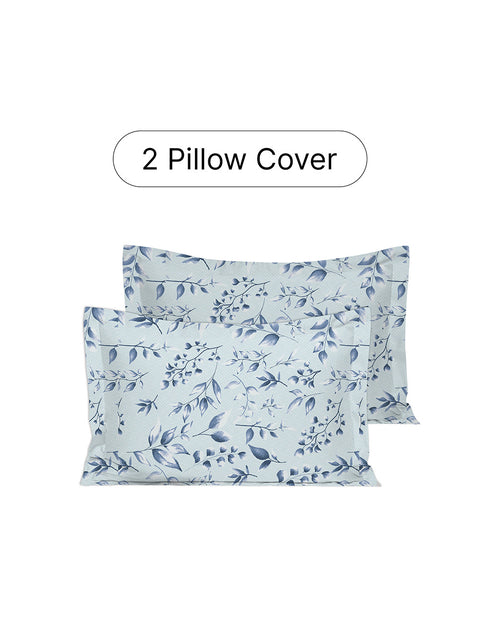 Two floral-patterned pillow covers on a white background with '2 Pillow Cover' text above.