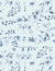 Light blue background with delicate leaf patterns
