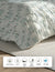 Textured fabric with a pattern on a bed, 100 % Cotton Bedsheet, 120 TC, Super Soft, Skin Friendly Bedsheet, Durable & Sustainable Bedsheet