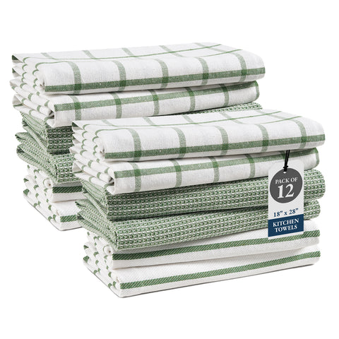 Multiweave Kitchen Towel And Dishcloths Set - Pack of 12