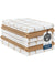 Stack of brown and white checkered kitchen towels with a tag indicating 'Pack of 6' on a white background.