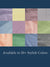 Grid of fabric swatches in various colors with text 'Available in 20+ Stylish Colors' on a blue background.