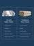 Quick Benefical Comparison chart of Turkish beach towels and traditional terry towels on a blue background.