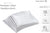 LANE LINEN White 100% Cotton Handkerchiefs for Men ,White Colour  Soft Pocket Handkerchief, Soft & Comfy Handkerchief, Comfortable Handkerchief, Skin Friendly Handkerchief