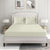 Lane Linen 500TC 100% Cotton Alyssa Stripe King Satin Bed Sheet Set - Ivory - Lane Linen