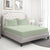 Alyssa Strip King Satin Mineral  Colour Sheet With 2Pillows