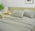 Mineral Colour Fitted Sheet  With 2 Pillows ,Caligo  Fitted Sheet, Cotton Sheet 
