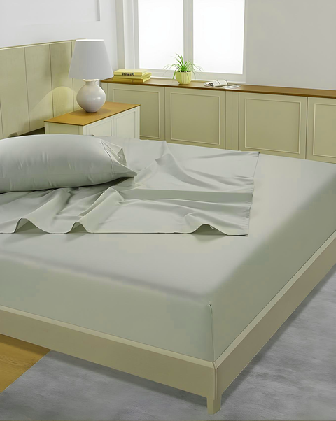 Mineral Colour Bedsheet & Pillow, Soft Bedsheet, Skin Friendly Bedsheet