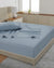 Blue Colour Bedsheet & Pillow, Soft Bedsheet, Skin Friendly Bedsheet