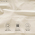 Ivory  Colour Bedsheet, Long Staple Cotton Bedsheet, Gentle On All Skin Types