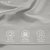 Silver Colour Bedsheet, Long Staple Cotton Bedsheet, Gentle On All Skin Types